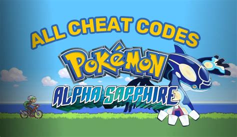 pokemon alpha sapphire action replay codes|Pokemon Alpha Sapphire – Action Replay .